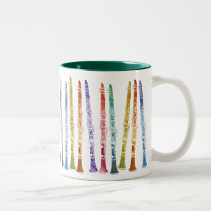 Taza Bicolor Clarinets del creyón