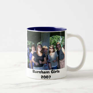 Taza Bicolor Clase de Burnham del an o 80