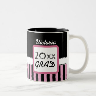 Taza Bicolor Clase de CUALQUIE personalizado Z17 de las rayas