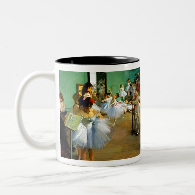 Taza Bicolor Clase de danza de Edgar Degas (Izquierda)