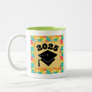 Taza Bicolor Clase De Flores Retro De 2025