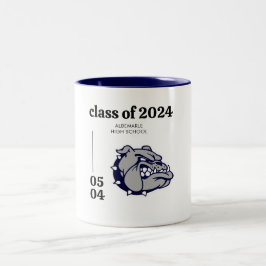 Taza Bicolor Clase Mascot de Graduado
