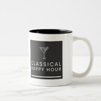 Taza Bicolor Clásica Happy Hour Coffee Mug