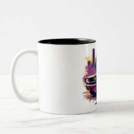 Taza Bicolor Classic Mustang Coffee Mug