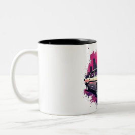 Taza Bicolor Classic Mustang Coffee Mug