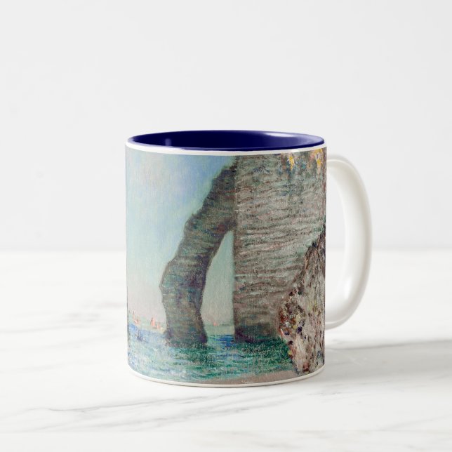 Taza Bicolor Claude Monet - Acantilados en Etretat (Anverso derecho)