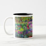 Taza Bicolor Claude Monet Garden<br><div class="desc">Jardín en Giverny pintado por Claude Monet en 1900.</div>