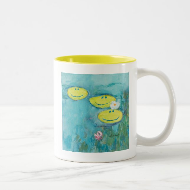 Taza Bicolor Claude Monet Happy Faces (Derecha)