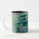 Taza Bicolor Claude Monet - Nieves Y Puente Japonés<br><div class="desc">Claude Monet - Lilies De Agua Y Puente Japonés (1899)</div>