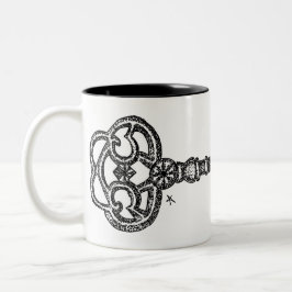 Taza Bicolor Clave de esqueleto