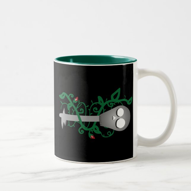 Taza Bicolor Clave de esqueleto (Derecha)