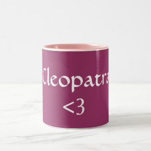 Taza Bicolor Cleopatra, <3