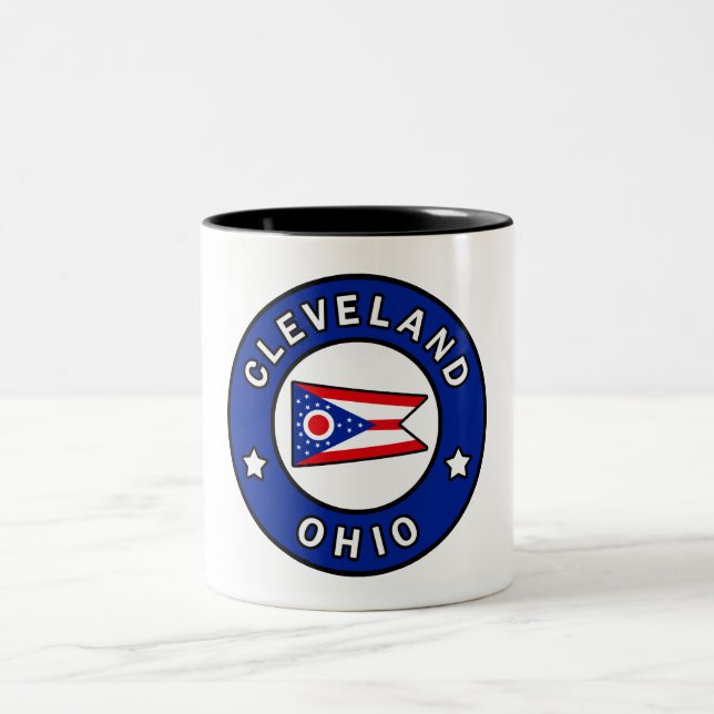 Taza Bicolor Cleveland Ohio (Centro)