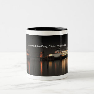 Taza Bicolor Clinton/transbordador de Mukilteo