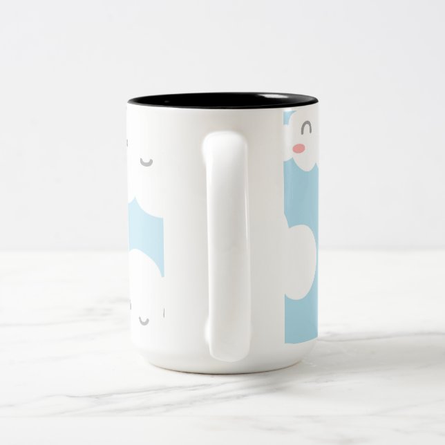 Taza Bicolor Cloud Theme Classic Mug (Mango)