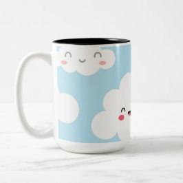 Taza Bicolor Cloud Theme Classic Mug
