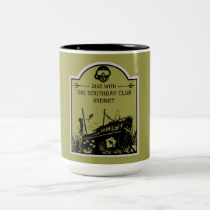 Taza Bicolor Club de Buceo Shipwreck