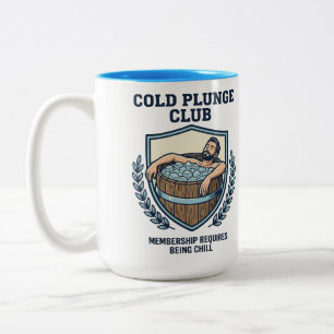 Taza Bicolor Club de inmersión en frío