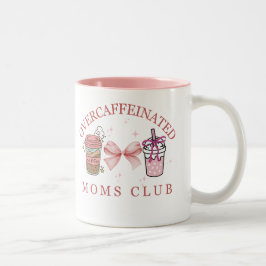 Taza Bicolor Club de madres sobrecafeinado