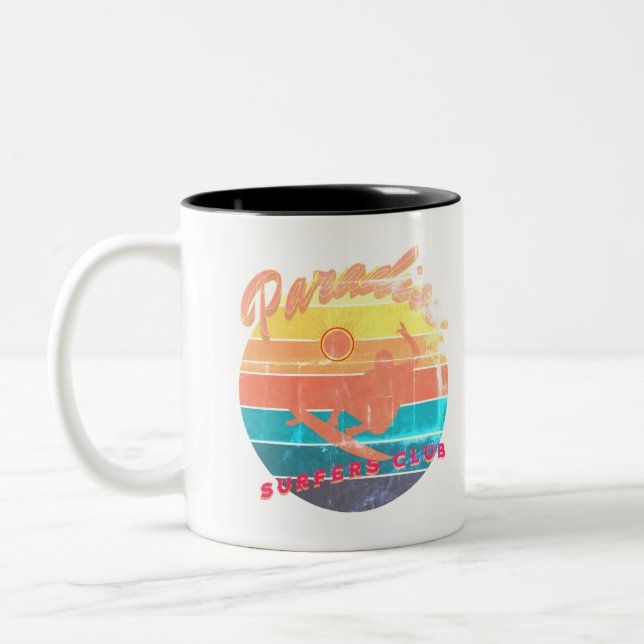 Taza Bicolor Club de surf Summerfun (Izquierda)