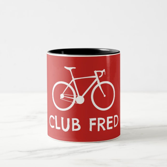 Taza Bicolor Club Fred Cycling (Centro)
