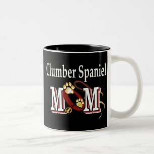 Taza Bicolor Clumber Spaniel Mom Mug