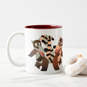 Taza Bicolor Coatimundis, Personalizado de danza cuta