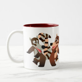 Taza Bicolor Coatimundis, Personalizado de danza cuta