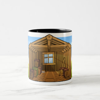Taza Bicolor Cobertizo de almacén