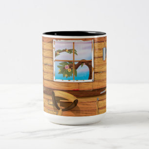Taza Bicolor Cobertizo de jardinería