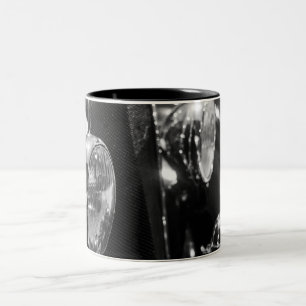 Taza Bicolor Coche Clásico Antiguo