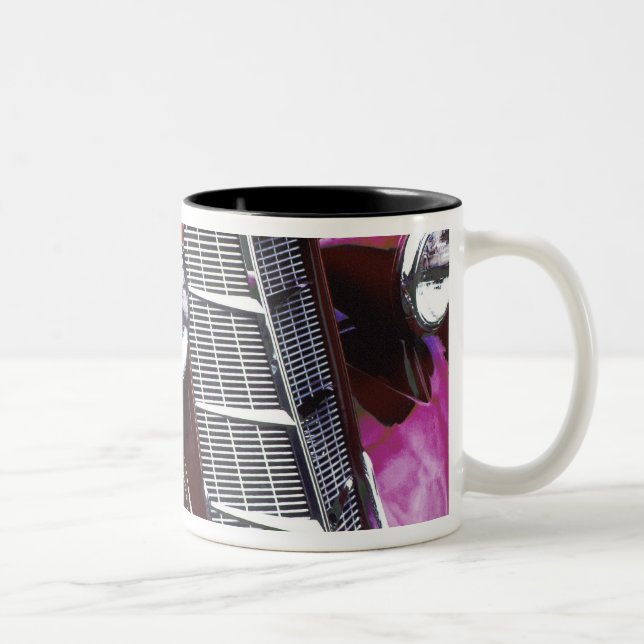 Taza Bicolor Coche clásico: Castaño (Derecha)
