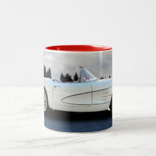 Taza Bicolor Coche de deportes americano