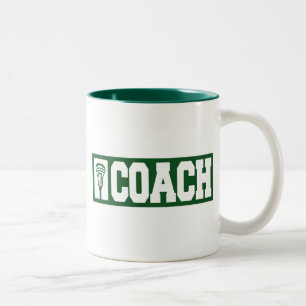 Taza Bicolor Coche de LaCrosse - verde