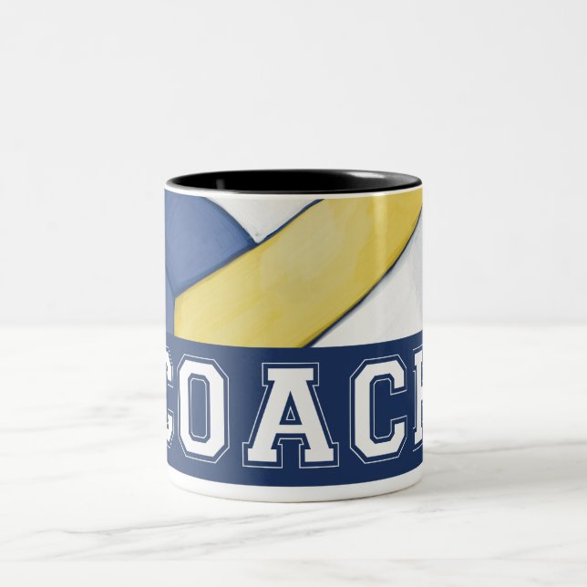 Taza Bicolor Coche del voleibol (Centro)