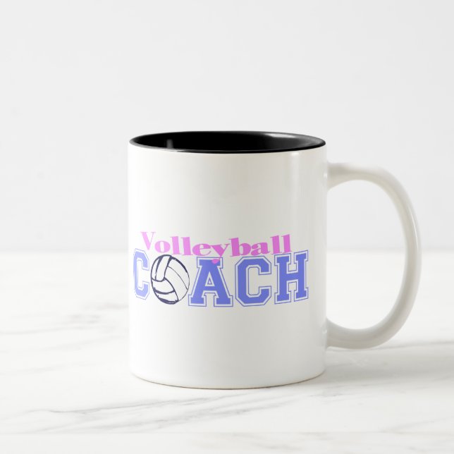 Taza Bicolor Coche del voleibol (versión B) (Derecha)