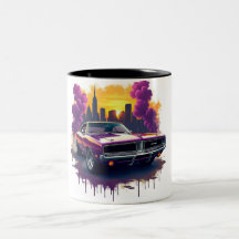 Coche Musculoso con Grafitis