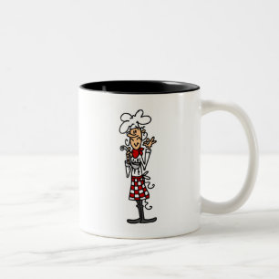 Taza Bicolor Cocinero al pellizco de este camisetas y regalos