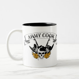 Taza Bicolor Cocinero del ejército