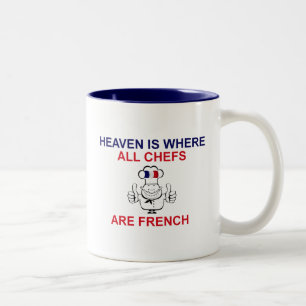 Taza Bicolor Cocineros franceses