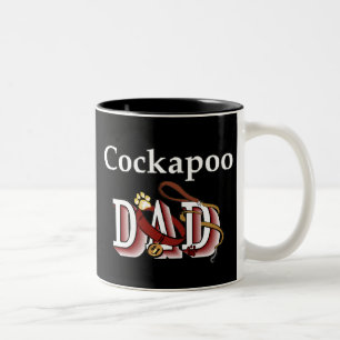 Taza Bicolor Cockapoo Dad Mug