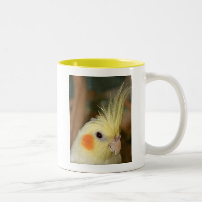 Taza Bicolor Cockatiel Cutie (Derecha)