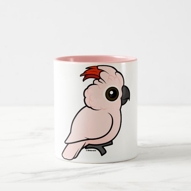 Taza Bicolor Cockatoo Salmón-con cresta (Centro)