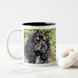 Taza Bicolor Cocker spaniel
