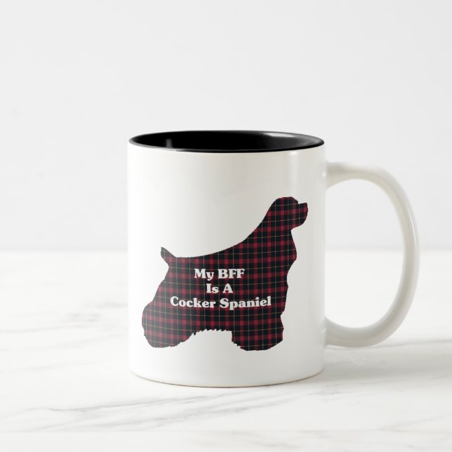 Taza Bicolor Cocker Spaniel BFF Mug (Derecha)