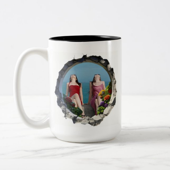 Taza Bicolor coco (Izquierda)