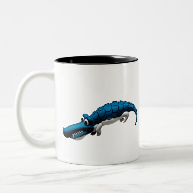 Taza Bicolor Cocodrilo del Nilo (Izquierda)