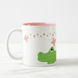 Taza Bicolor Cocodrilo femenino