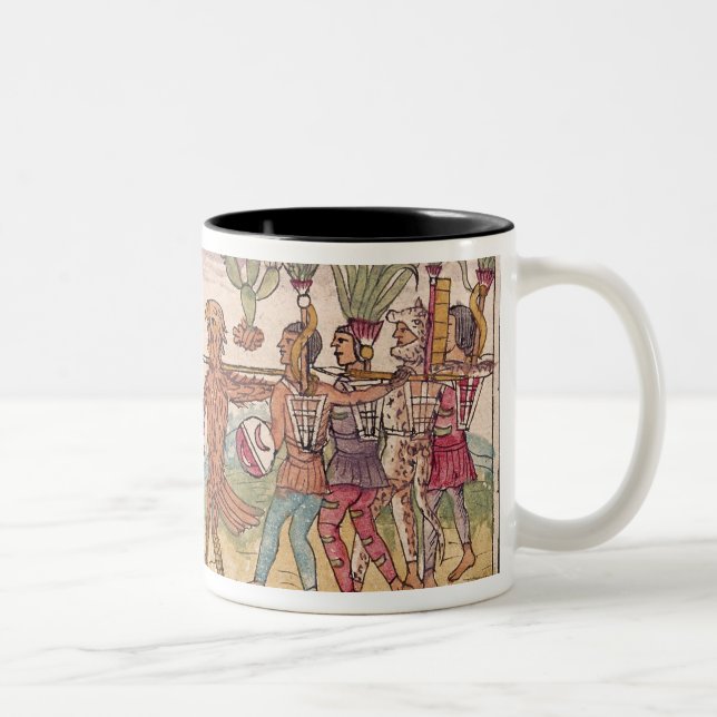 Taza Bicolor Códice Duran (Derecha)