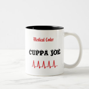 Taza Bicolor Codificador médico Cuppa Joe